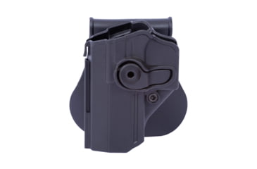 Image of IMI Defense PSL Polymer IWI Jericho, Magnum Research Baby Eagle .40 S&amp;W, Magnum Research Baby Eagle 9mm OWB Paddle Holster, Black, Left, IMI-Z1300LHBLACK