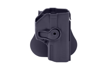 Image of IMI Defense Polymer OWB Paddle Holster, Heckler &amp; Koch P2000, Heckler &amp; Koch P30, Black, Right, IMI-Z1380BLACK