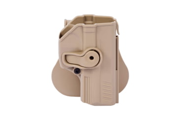 Image of IMI Defense Polymer OWB Paddle Holster, Heckler &amp; Koch P2000, Heckler &amp; Koch P30, Flat Dark Earth, Right, IMI-Z1380FDE
