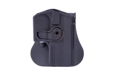 Image of IMI Defense Polymer OWB Paddle Holster, Walther P99, Walther PPQ M1, Walther PPQ M2, Walther PPQ Navy SD, Walther Q5 Match, Black, Left, IMI-Z1420BLACK