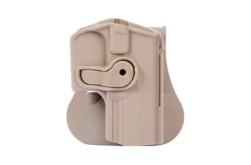 Image of IMI Defense Polymer OWB Paddle Holster, Walther P99, Walther PPQ M1, Walther PPQ M2, Walther PPQ Navy SD, Walther Q5 Match, Olive Drab Green, Left, IMI-Z1420O.D. GREEN