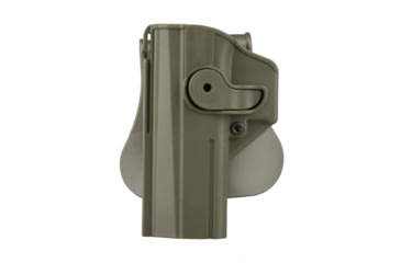 Image of IMI Defense Polymer OWB Paddle Holster, CZ P-09, CZ Shadow 2, Olive Drab Green, Left, IMI-Z1450LHO.D. GREEN