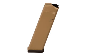 Image of IMI Defense Polymer Glock 17, Glock 18, Glock 19, Glock 19x, Glock 26, Glock 34, Glock 45, Glock 47, 9mm Luger, 17 Round Pistol Magazine, Flat Dark Earth, IMI-ZMG17RF.D.E