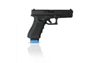 Image of IMI Defense Glock 19X, Glock 26, Glock 19, Glock 17, Glock 28, Glock 22, Glock 27 Pistol Magazine Floorplate, Blue, IMI-PFP02BLUE