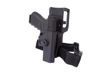 Image of IMI Defense Mid Ride Belt Attachment w/Thigh Strap, Black, IMI-Z2250-BLK