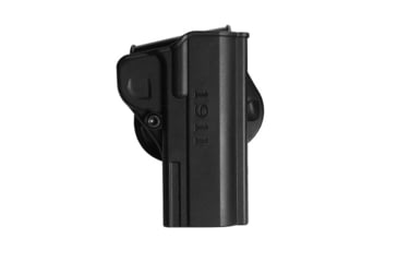 Image of IMI Defense One Piece OWB Paddle Polymer Holster, 1911 .45 ACP Commander Pistols, Black, IMI-Z8070BLACK