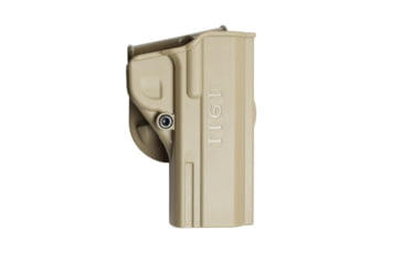 Image of IMI Defense One Piece OWB Paddle Polymer Holster, 1911 .45 ACP Commander Pistols, FDE, IMI-Z8070FDE