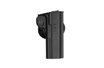 Image of IMI Defense One Piece OWB Paddle Polymer Holster, 1911 .45 ACP Government Pistol, Black, IMI-Z8060BLACK