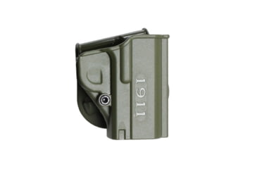 Image of IMI Defense One Piece OWB Paddle Polymer Holster, 1911 .45 ACP Officer'S Pistols, O.D. Green, IMI-Z8080O.D. GREEN