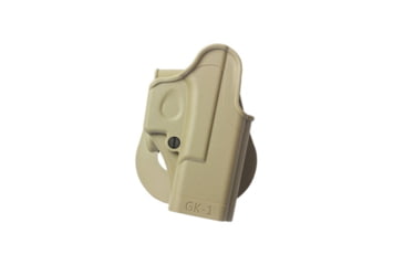 Image of IMI Defense One Piece OWB Paddle Polymer Holster, Glock 17/18/19/19X/26/27/28/31/32/36/45,Glock 22/23,Bul M-5, FDE, IMI-Z8010(GK1)FDE