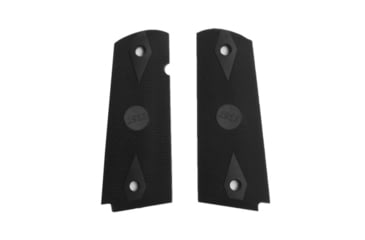 Image of IMI Defense Overmolded 1911 Grip Set, Black, IMI-ZHG01BLACK
