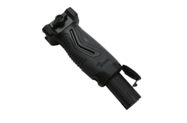 Image of IMI Defense OVG Overmolding Vertical Grip, Black/Black, IMI-ZG105BLACK/BLACK