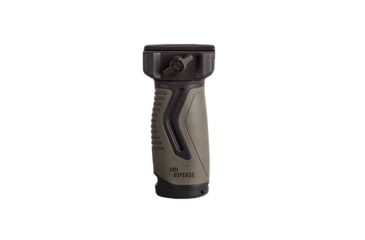 Image of IMI Defense OVG Overmolding Vertical Grip, Black/O.D Green, IMI-ZG105BLACK/O.D.