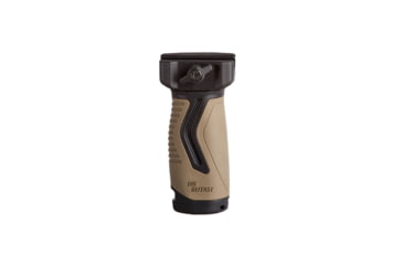 Image of IMI Defense OVG Overmolding Vertical Grip, FDE/Black, IMI-ZG105FDE/BLACK
