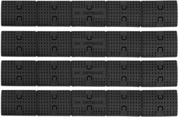 Image of IMI Defense Picatinny Rail Panel, Set Of 4, Black, 14220