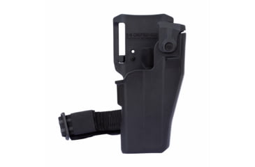 Image of IMI Defense RDL3 Mid Ride Level 3 Polymer OWB Belt Holster, Glock 17/19/19x/25/28/31/32/45/47 Gen 3-5/22/23 Gen 1-4, Right Hand, Matte, Black, IMI-RDL3-BLK