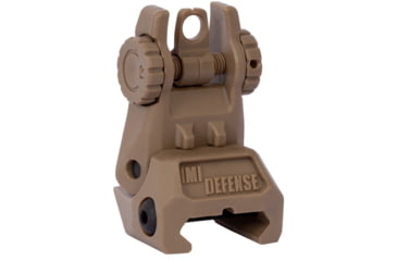 Image of IMI Defense TRS Rear Polymer Flip Up Sight, FDE, 14633