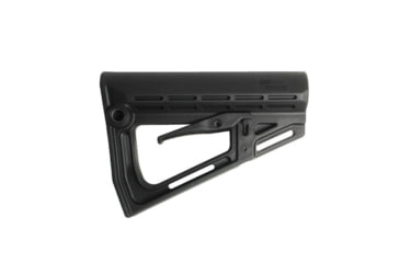 Image of IMI Defense TS-1 Tactical AR-15, M16, M4 Collapsible AR Buttstock w/Overmolded Buttplate, Black, IMI-ZS101BLACK