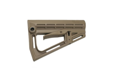 Image of IMI Defense TS-1 Tactical AR-15, M16, M4 Collapsible AR Buttstock w/Overmolded Buttplate, Flat Dark Earth, IMI-ZS101FDE