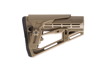 Image of IMI Defense TS-1 Tactical Stock w/Polymer Cheek Rest w/Ovemolded Buttplate, FDE, IMI-ZS201FDE