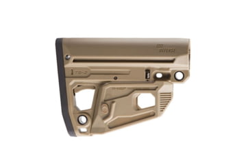 Image of IMI Defense TS2 Tactical Stock w/Extended Overmolded Shock Observer Buttplate/Magwell, FDE, IMI-ZS108MFDE
