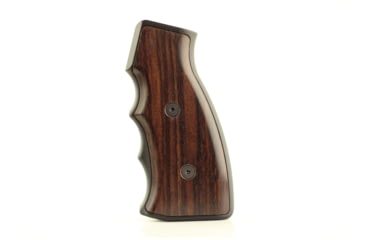 Image of Indignant Arms IA Classic Accented AR15 Grip, Indian Rosewood Grip/Black Frame, cl-acc-ir-bk