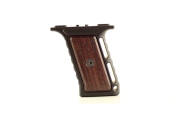 Image of Indignant Arms Streamline Accented FWG MLOK Grip, Indian Rosewood Grip/Black Frame, fw-acc-ir-bk