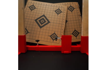 Image of Infinite Defense Adjustable Infinity Target Stand, Fixed, Red, TSADJ