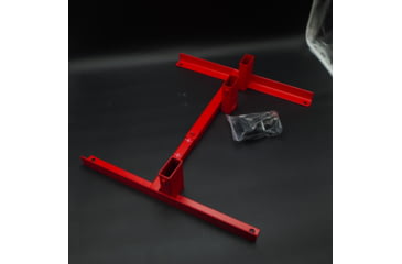 Image of Infinite Defense Adjustable Infinity Target Stand, Fixed, Red, TSADJ