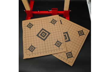 Image of Infinite Defense Adjustable Infinity Target Stand, Fixed, Red, TSADJ