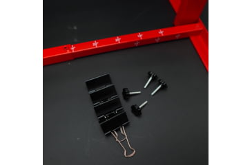 Image of Infinite Defense Adjustable Infinity Target Stand, Fixed, Red, TSADJ