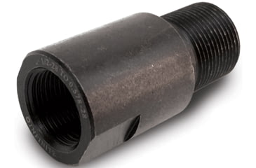 Image of Infinite Product Solutions 1/2-28 - .578-28 RH Thread Adapter, Black, Smooth, 1228-578-BS