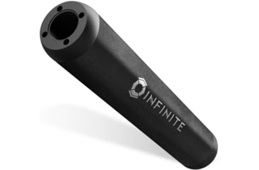 Image of Infinite Product Solutions 10in Redirect Compensator w/Storage Cap, Black Anodize, Knurled, SRS-10IN-BAK-CR