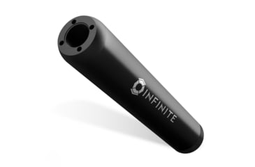 Image of Infinite Product Solutions 10in Redirect Compensator w/Storage Cap, Black Anodize, Smooth, SRS-10IN-BA-CR
