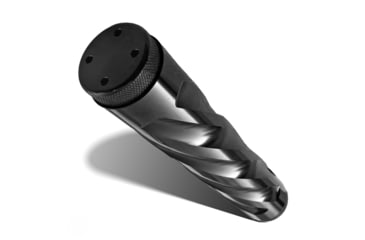 Image of Infinite Product Solutions 12in Redirect Compensator w/Storage Cap, Black Anodize, Smooth, SRS-12IN-SPRL-BA-CR