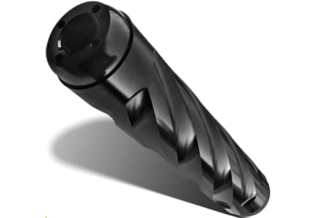 Image of Infinite Product Solutions 12in Redirect Compensator w/Storage Cap, Black Anodize, Smooth, SRS-12IN-SPRL-BA-CR