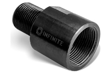 Image of Infinite Product Solutions 1in Barrel Extension, Black Oxide, 5/8x24 - .30 Carbine/.308 Winchester/.300 AAC Blac, 5824-EXTBULL-1IN-BS