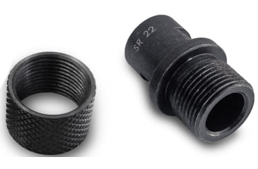 Image of Infinite Product Solutions 3/8-24 RH to 1/2-28 Thread Adapter, Black, 3824-1228-BS