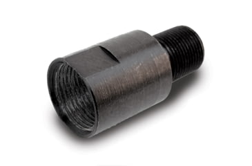 Image of Infinite Product Solutions 5/8-24 - 1/2-28 Thread Adapter, Black, Smooth, 5824-1228-BS