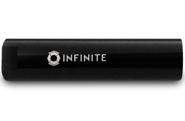 Image of Infinite Product Solutions 6in Smooth Sound Redirect Sleeve, Glossy Black Anodize, Smooth, 1316-SRS-6IN-BA