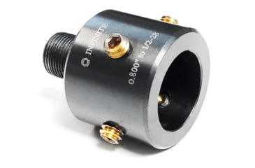 Image of Infinite Product Solutions Gen 1 .800 Bull - 1/2-28 Slip-On Adapter, Black, 800-1228-BS