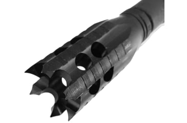 Image of Infinite Product Solutions Gen 1 Crowning Scepter Muzzle Brake, 7.62x39mm, M14 x 1 LH, Black Oxide, 14LH-CROWN-FH-BS-CW