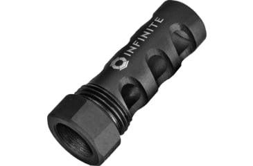 Image of Infinite Product Solutions Gen 1 QD 3-Port Muzzle Brake, 9mm Luger, 1/2x36, Black Phosphate, 3-G1-4140-PHO-1236-CW