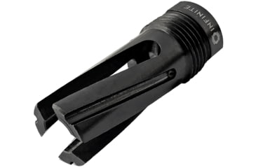 Image of Infinite Product Solutions Gen 1 QD 3-Prong Flash Hider, .223 Remington/5.56x45mm NATO/.22 Hornet/17 Hornady Magnum Rimfire, 1/2x28, Black Oxide, G1-4140-BOG-1228-CW
