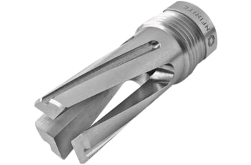 Image of Infinite Product Solutions Gen 1 QD 3-Prong Flash Hider, 7.62x39mm, M14 x 1 LH, Natural Stainless Steel, FH-3PRG-G1-303-U-14LH-CW