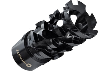 Image of Infinite Product Solutions Gen 1 Walking Dead Flash Hider, .223 Remington/5.56x45mm NATO/9mm Luger/.22 Hornet/17 Hornady Magnum Rimfire/.350 Legend, 1/2x28, Black Oxide, 1228-WLK-BSS-CW