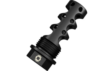 Image of Infinite Product Solutions Gen 4 QD 3-Port Muzzle Brake, 7.62x39mm, M14 x 1 LH, Black Nitride, G4-174-NTD-14LH-CW