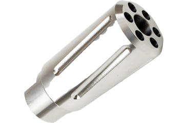 Image of Infinite Product Solutions Halestorm Spiral Pulse Fluted Linear Compensator, Natural Stainless Steel, M15 x 1, 15RH-HALESTRM-SS-CW