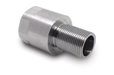Image of Infinite Product Solutions M13 x 1 RH - 1/2-28 Thread Adapter, Polished Stainless Steel, 13RH-1228-SS