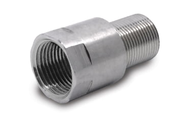 Image of Infinite Product Solutions M16 x 1 LH - 578-28 RH Thread Adapter, Polished Stainless Steel, 16LH-578-SS